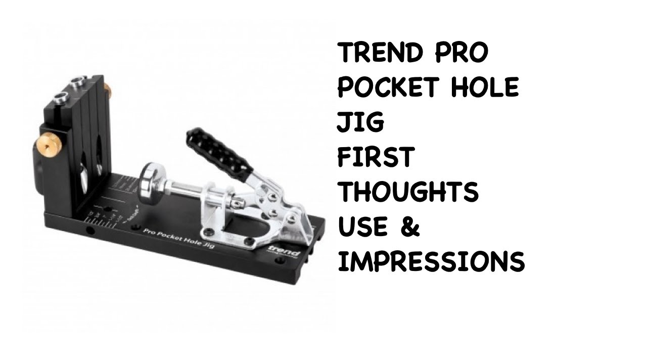 Trend Pro Pocket Hole Jig Review - First Use and Impressions