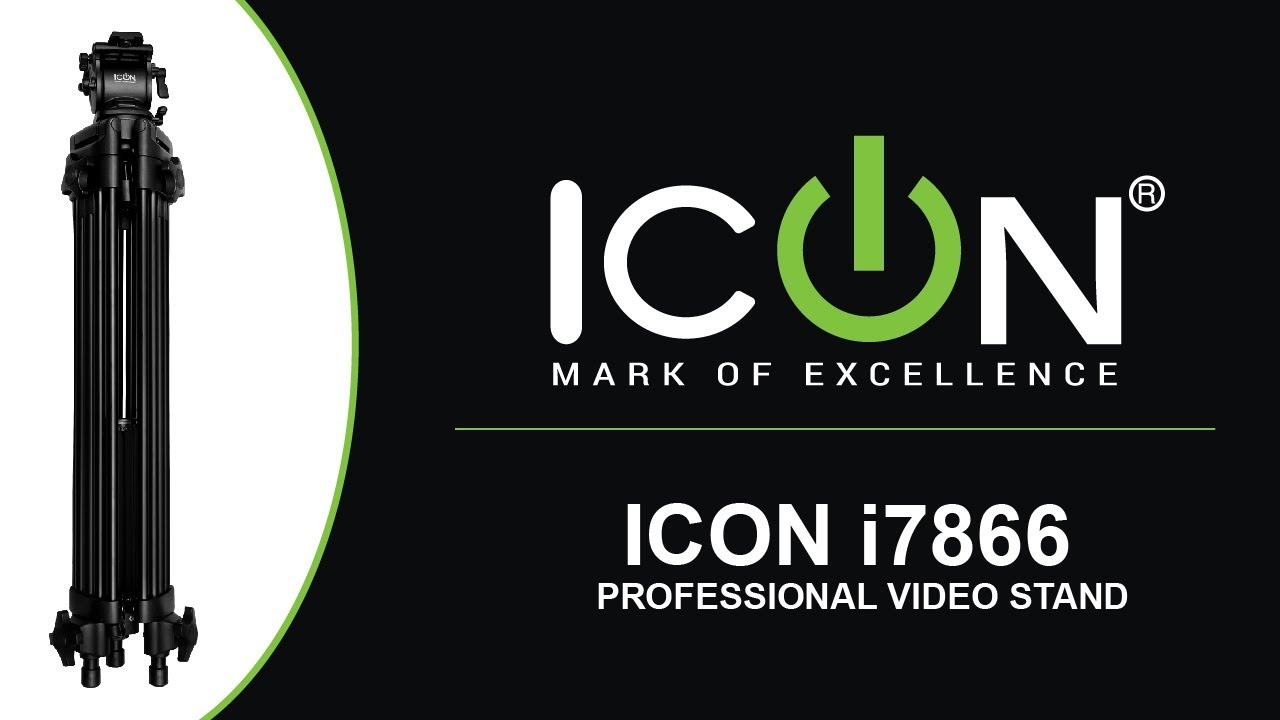ICON  i 7866 Professional Video Tripod