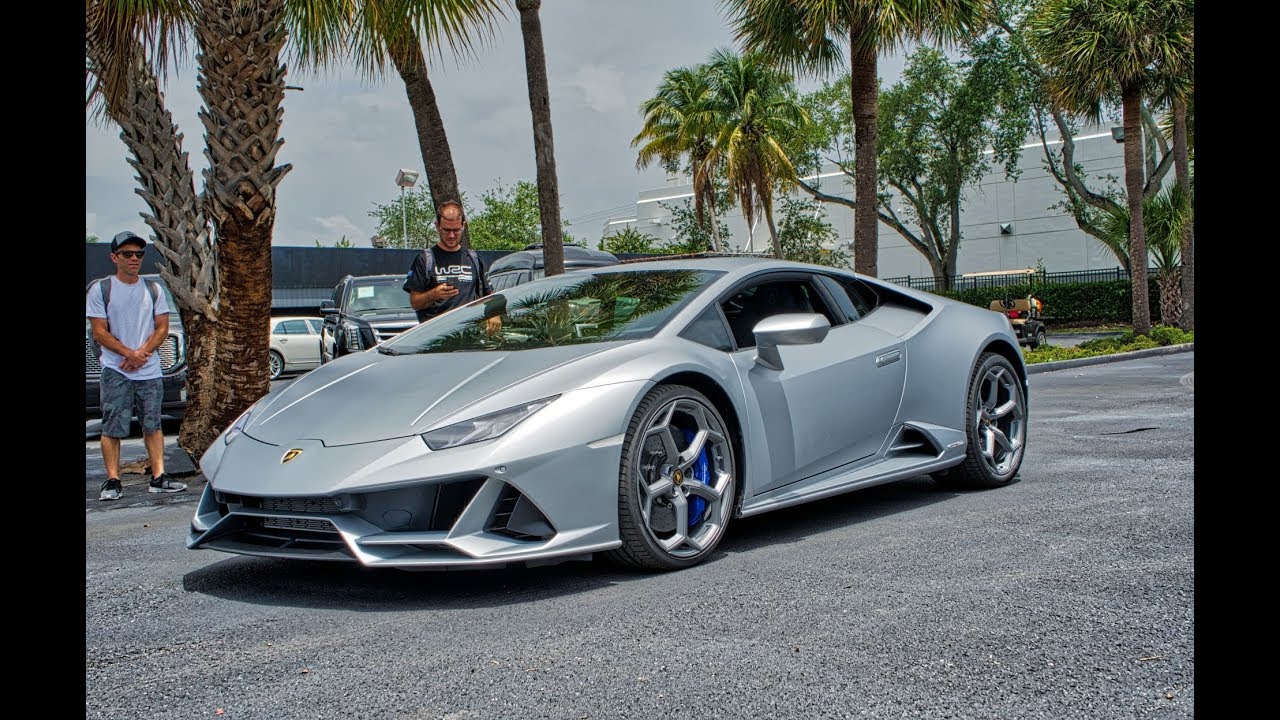 Lamborghini Huracan EVO All-Wheel Drive, All-Wheel Steering 640hp V10 BEAST at Lamborghini Miami