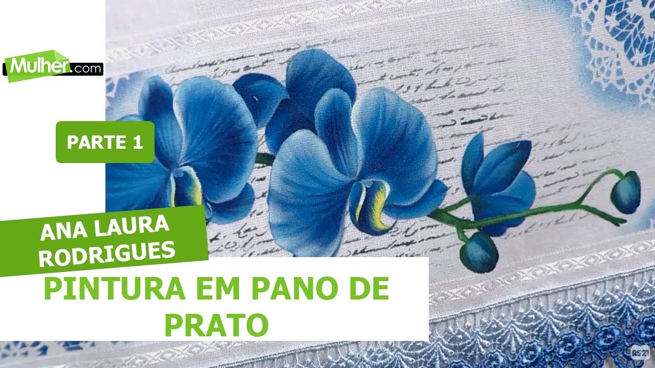 Pintura em pano e prato - Ana Laura Rodrigues 07/10/2019 P1