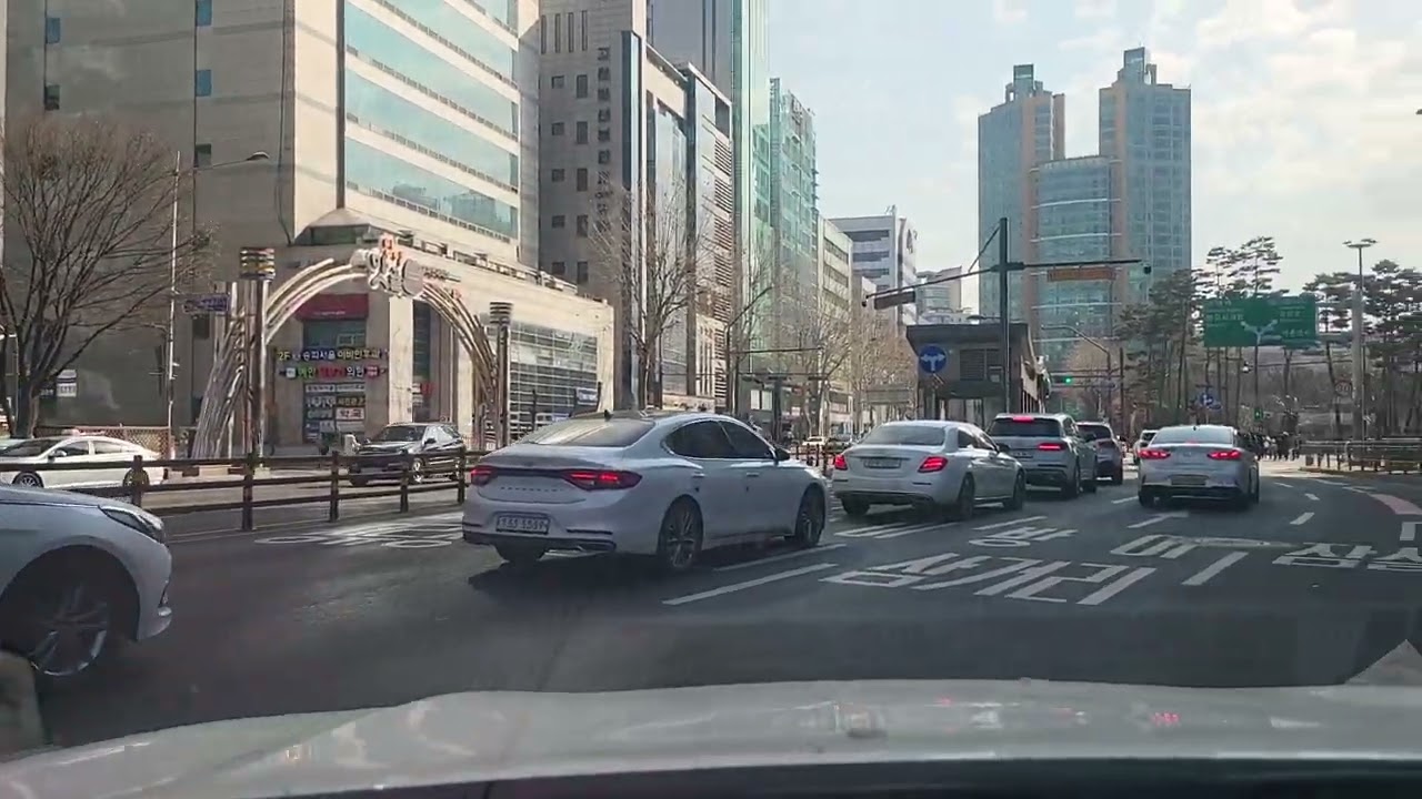 [주차장]잠실 송파구청 지하주차장 출차영상