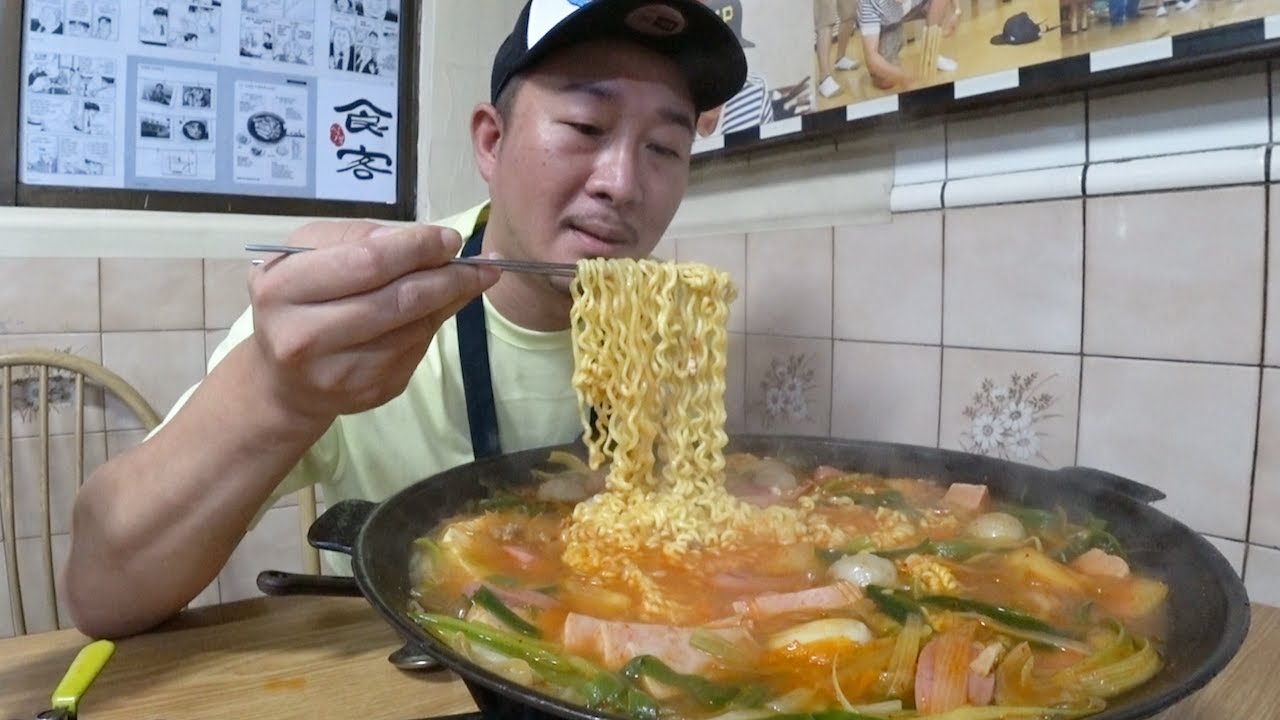 의정부 부대찌개 거리에 다녀왔어요 🍲MUKBANG EATING SHOW 부대찌개 먹방
