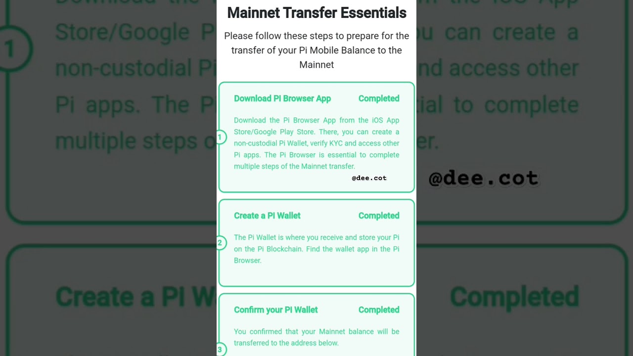 PI Mainnet MIGRATION ✅ #pi #pinetwork #crypto #cryptocurrency #pinetworktransfer #migration