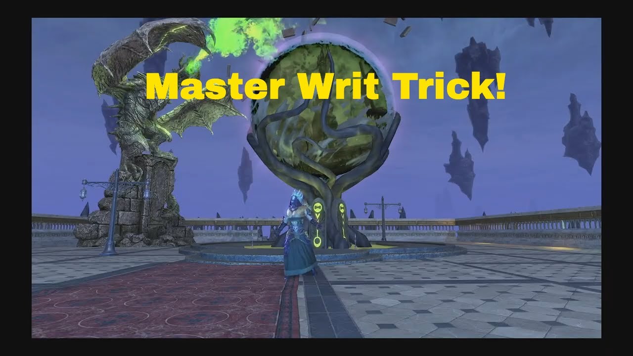 ESO Master Writ Trick!