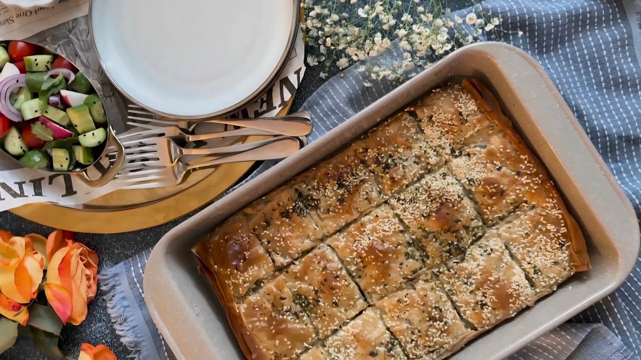 Crowd-Pleaser Spinach & Cheese Phyllo Bake