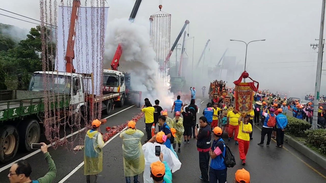 20190416 跟著白沙屯媽祖去旅行 通霄炮城 時隔ㄧ年 重現江湖 一樣壯觀