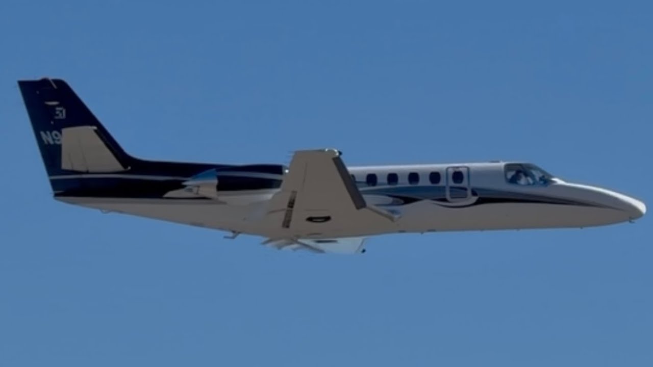 Cessna 560 Citation V Takeoff From Idaho Falls [N901LB]