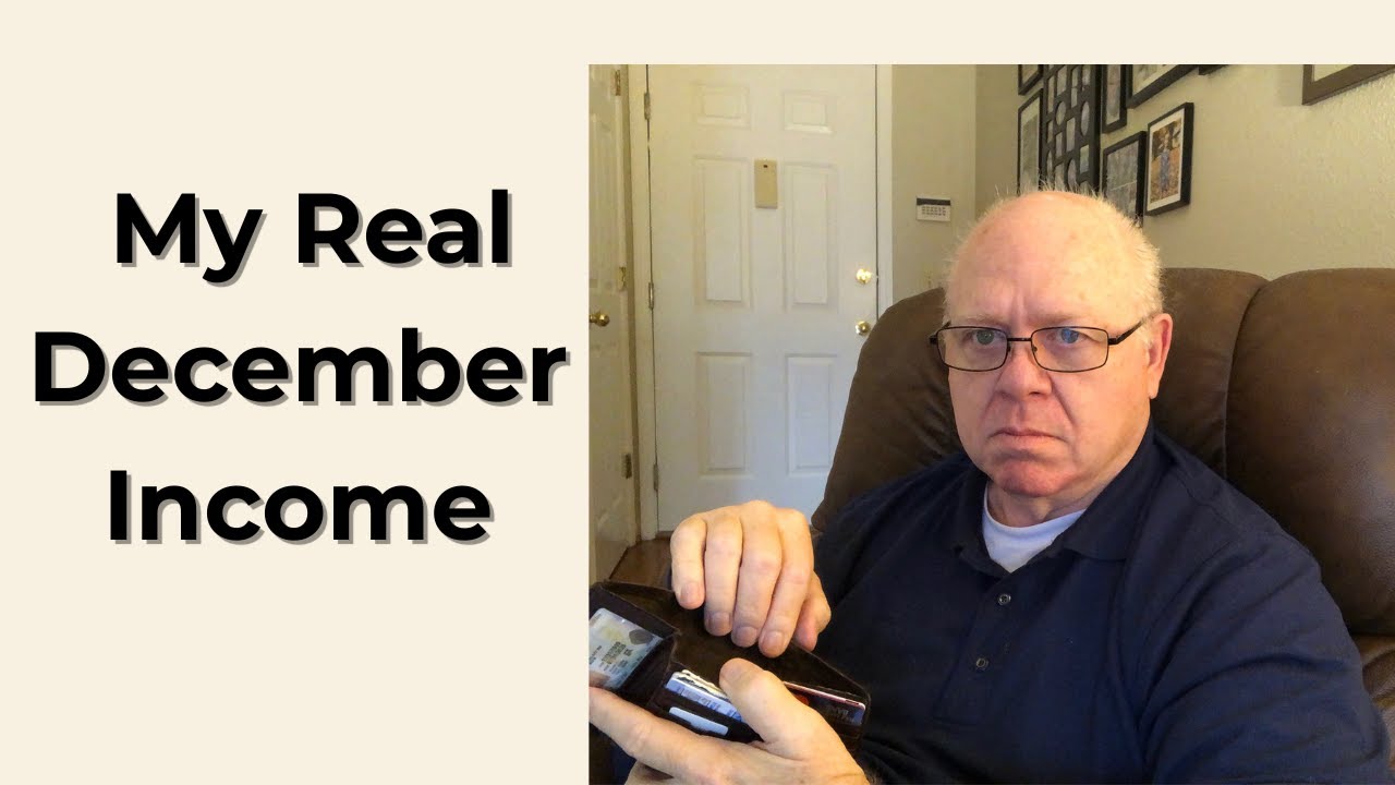 My Real December Income (Retired and Still Trying)