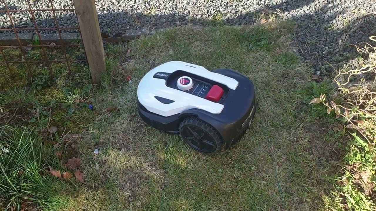 Robot lawn mower gets stuck