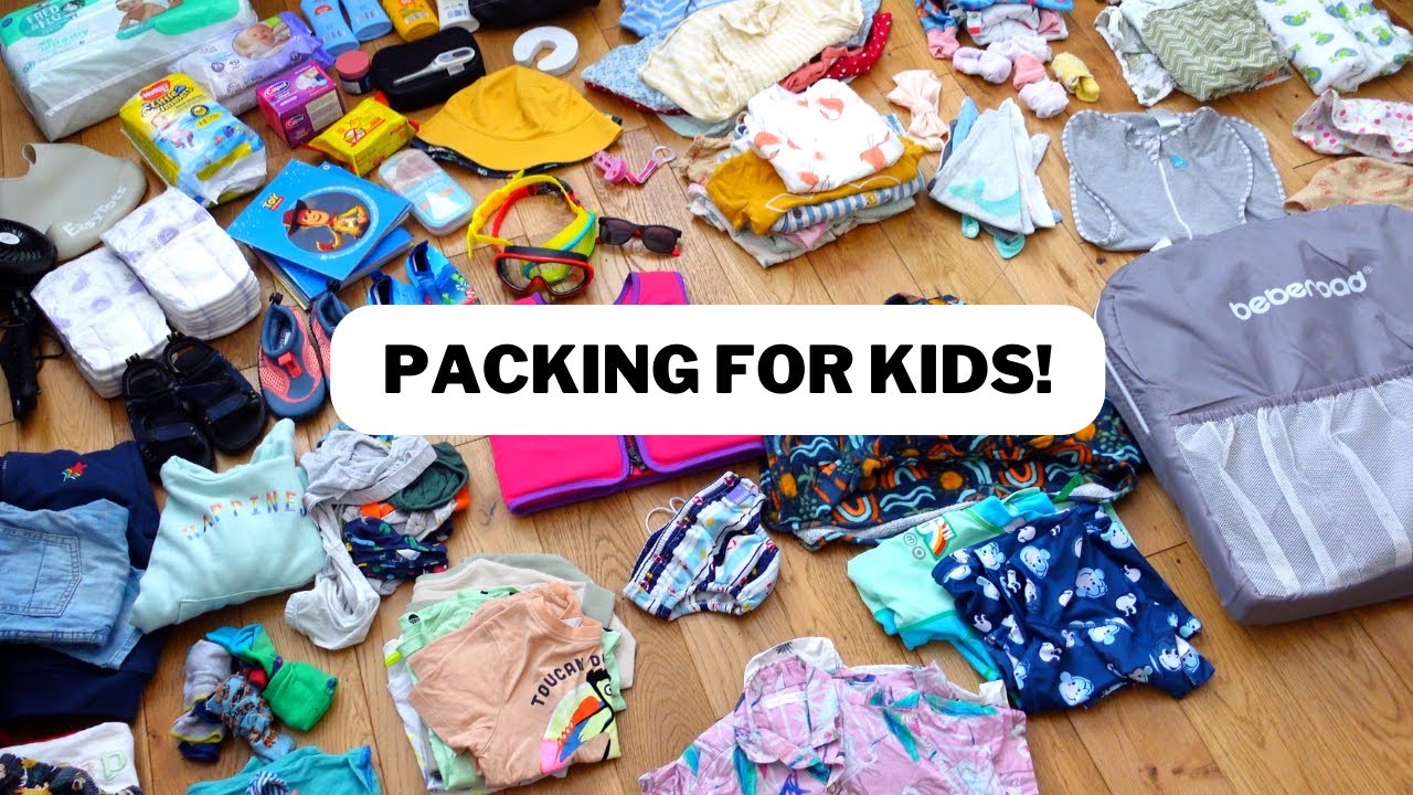 💼WHAT TO PACK: KIDS CARRY ON | SHORT HAUL | Hand baggage and Hold baggage | Toddler and Newborn Baby