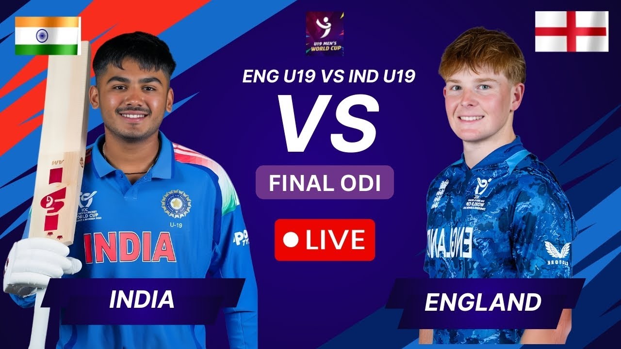 INDIA U19 VS ENGLAND U19 | FINAL ODI| U19 WORLD CUP|TAMIL Commentry & Score
