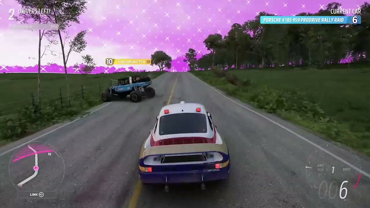 Forza Horizon 5 Eliminator | Second Place - 6 Porsche #185 959 Prodrive Rally Raid