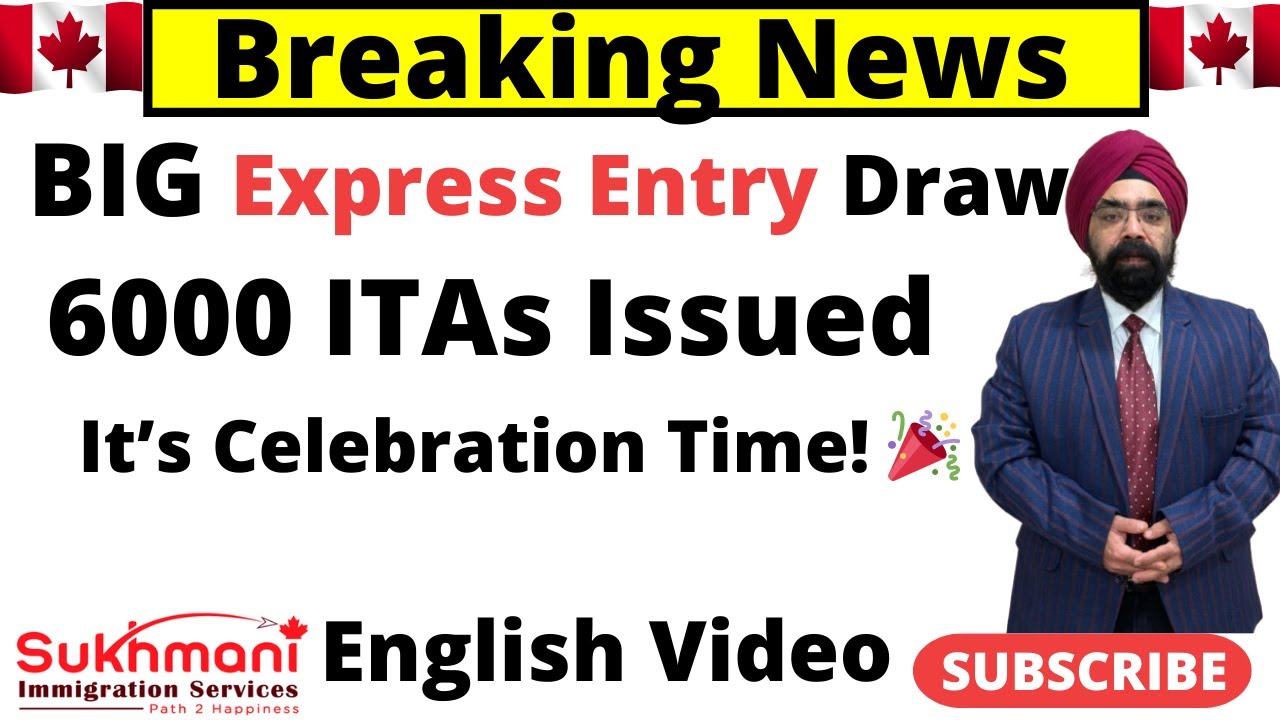 4th Express Entry Draw of 2026||Express Entry Draw #392||English Video||Sukhmani Immigration||