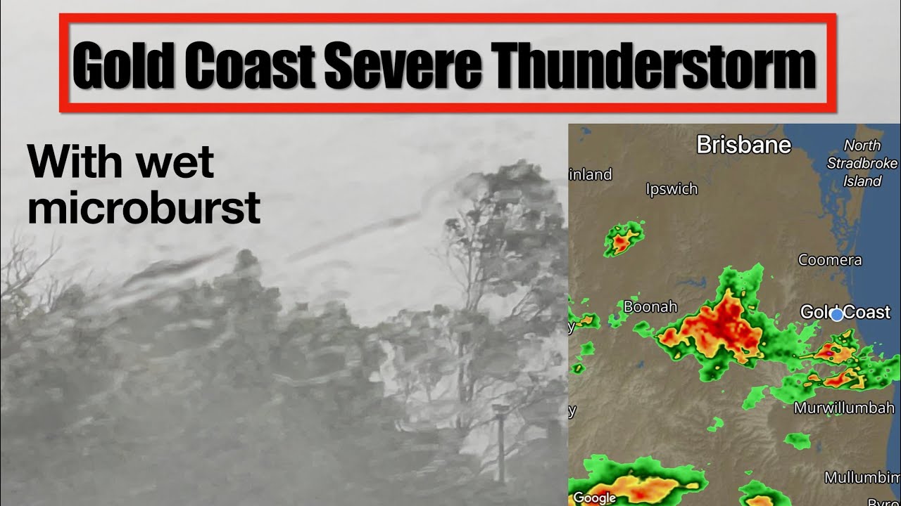 Gold Coast severe thunderstorm & microburst | December 15th 2023