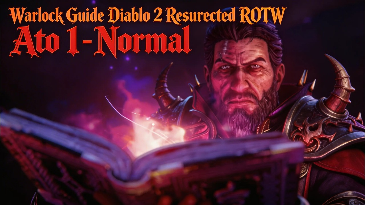 NOVOS GUIAS, PASSO A PASSO DO ZERO PARA D2R ROTW! Começando com o Warlock! Ato 1- Normal!
