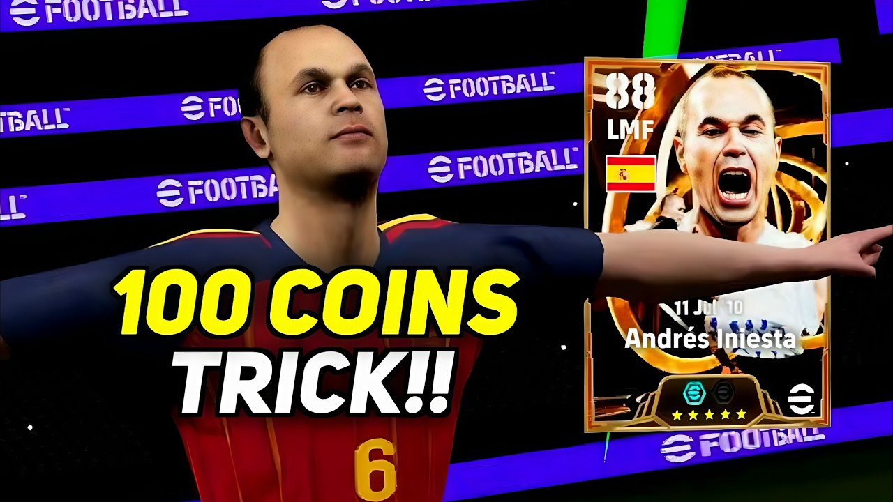 Trick To Get Big Time  Andres Iniesta & Gerard Pique In eFootball 2026 Mobile