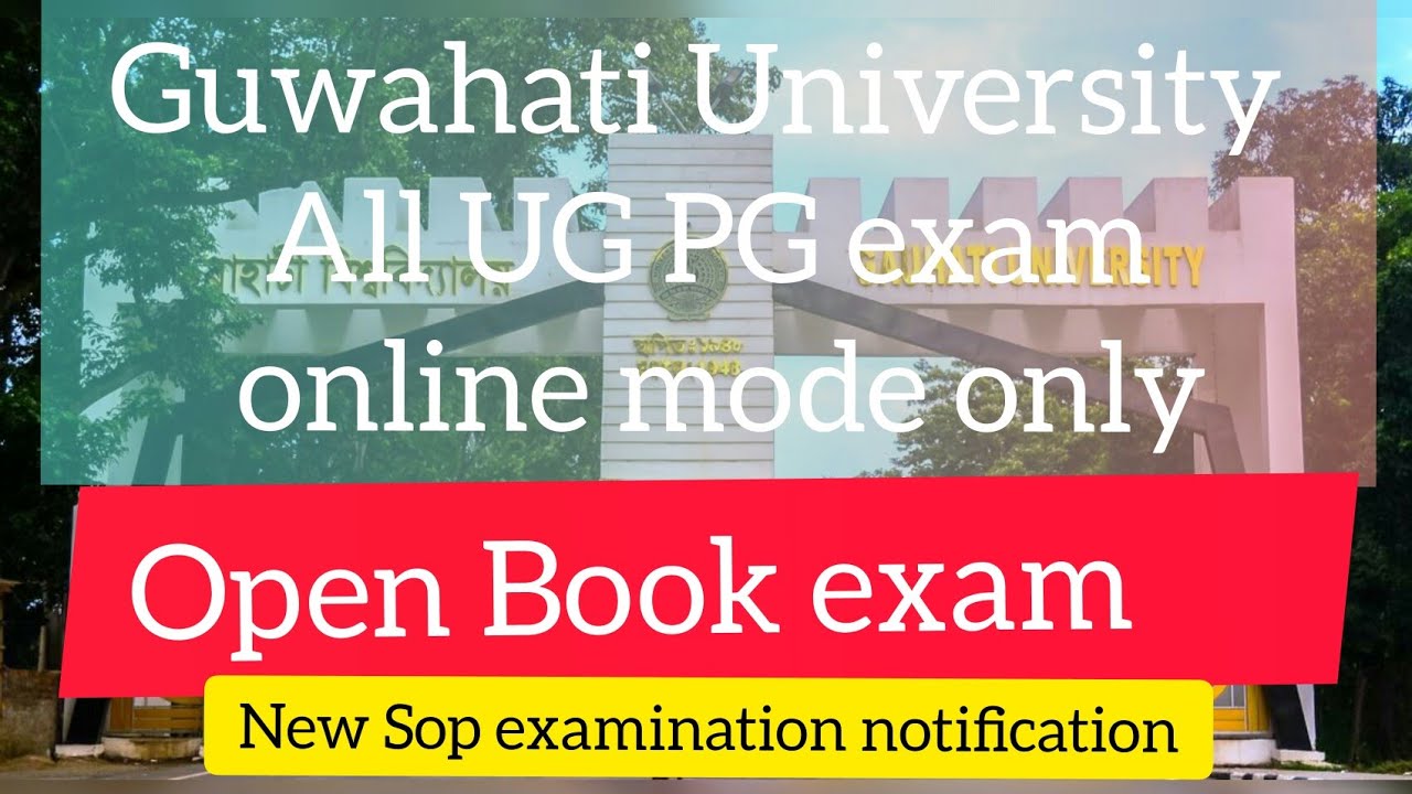 Gu all UG,PG examination online mode,(Open book exam ),sai sai likhibo para exam