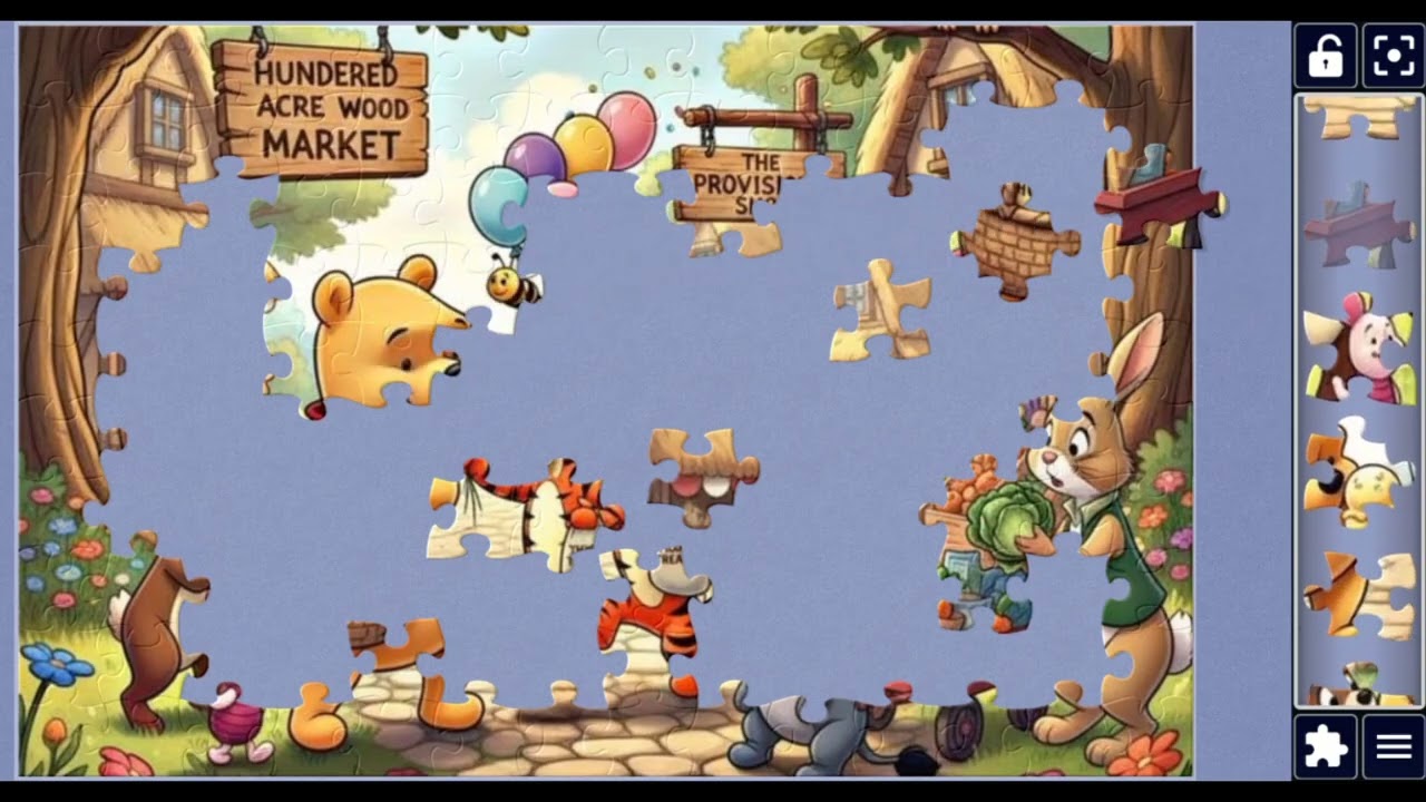 Winnie The Pooh & Friends💖🌹 Shopping Time🥳💖✨🎀🌈🧩 @jigsawzone 