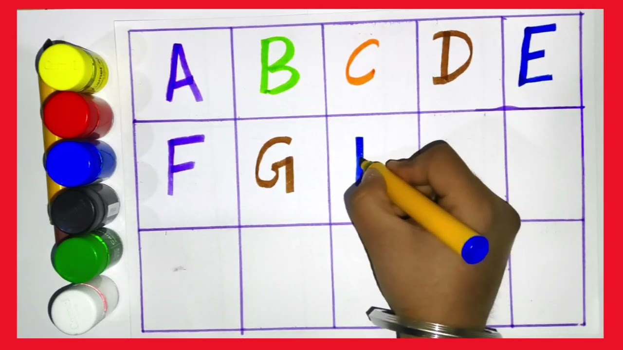 abcd, abcde, a for apple b for ball C for cat, alphabets, phonics song,Part, 11