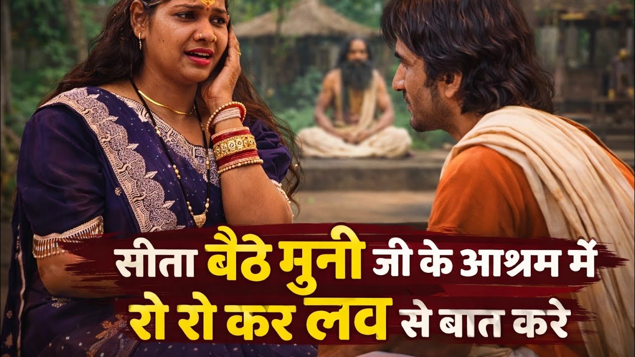 यह करुण कथा माँ के दर्द, त्याग और प्रेम को दर्शाती है|सीता बैठी मुनि जी के आश्रम मे | Voice Gyanata
