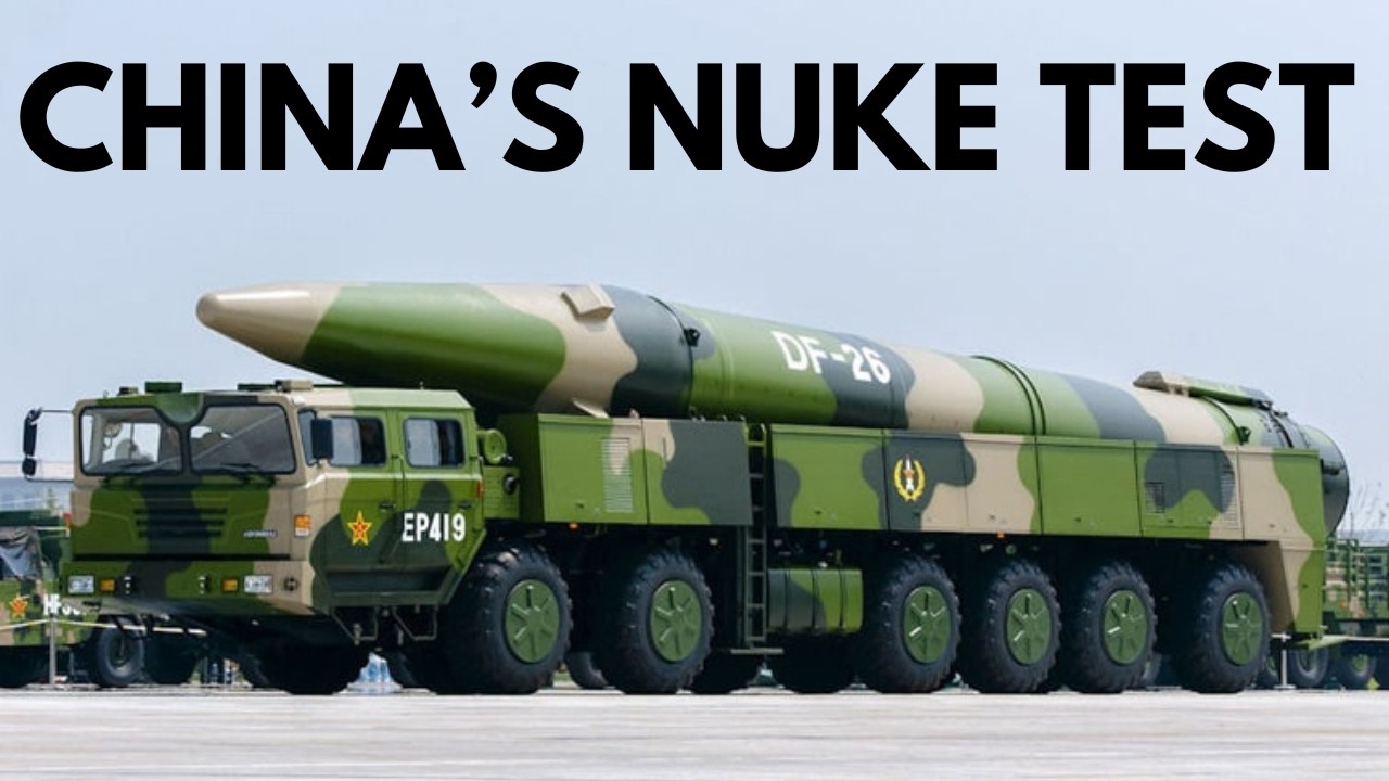 China Conducts A Secret Nuclear Weapons Test