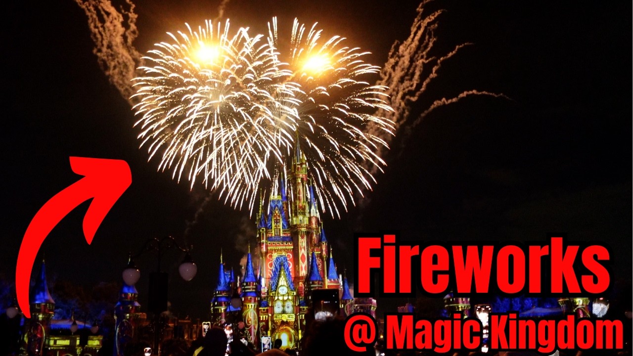 FIREWORKS @ Magic Kingdom - 4K POV - Walt Disney World