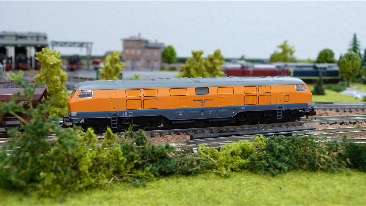 Spur N - V320 001 Deutschlands ehemals schnellste und stärkste Diesellok auf meiner Modelleisenbahn