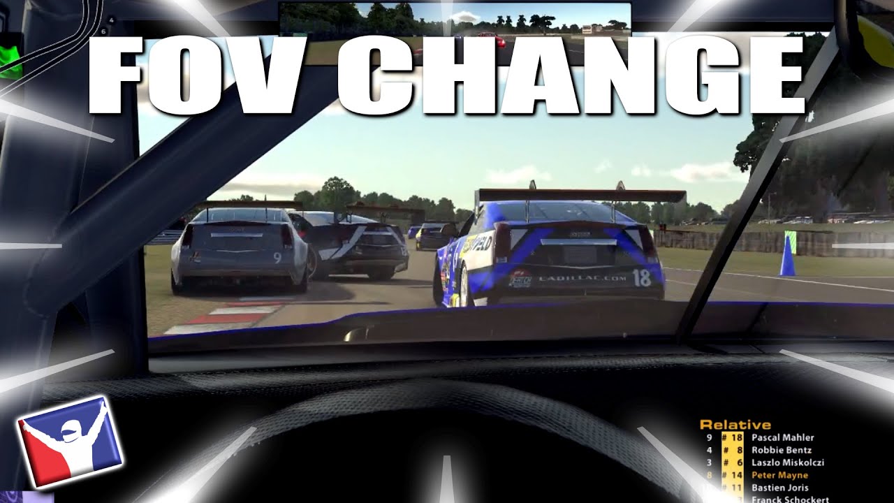 Changed my FOV in iRacing
