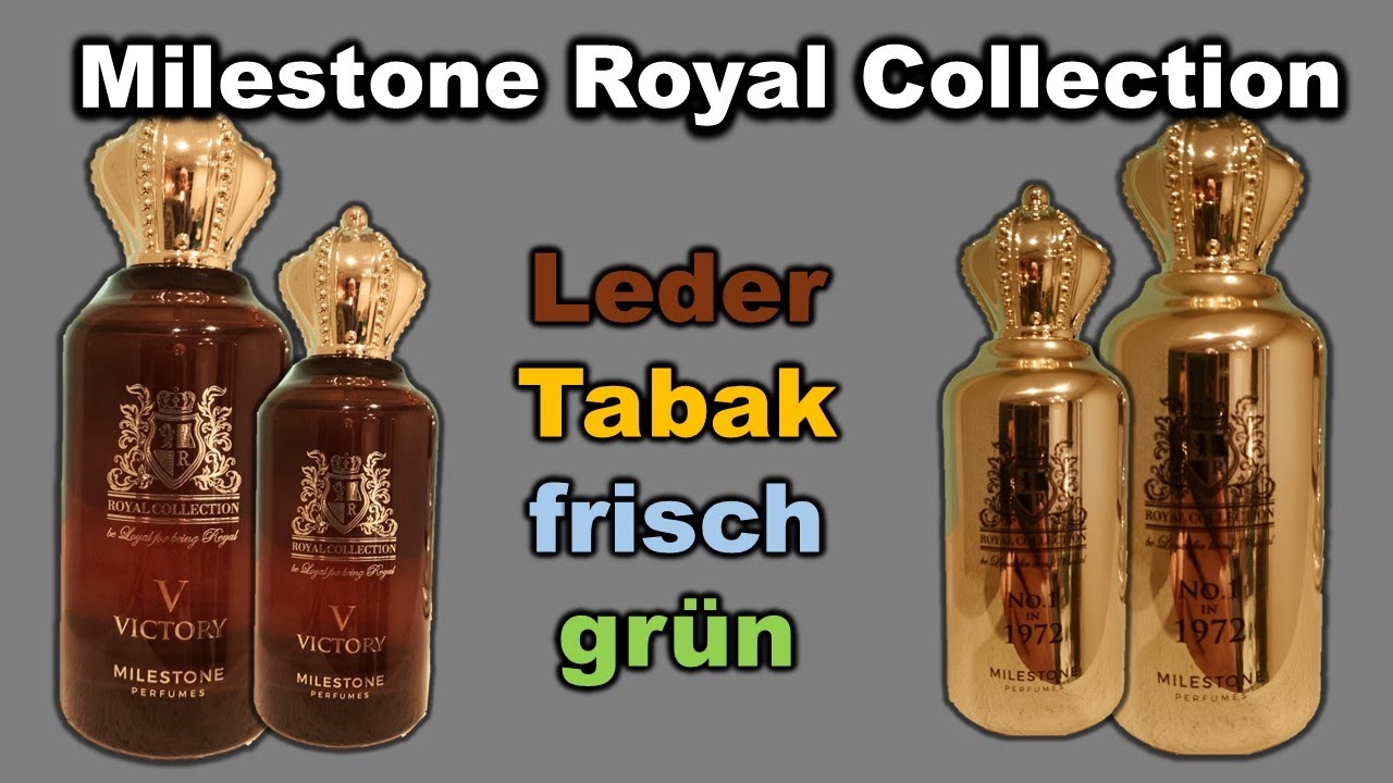 Milestone - Royal Collection...Leder, Tabak, Frisch, Grün