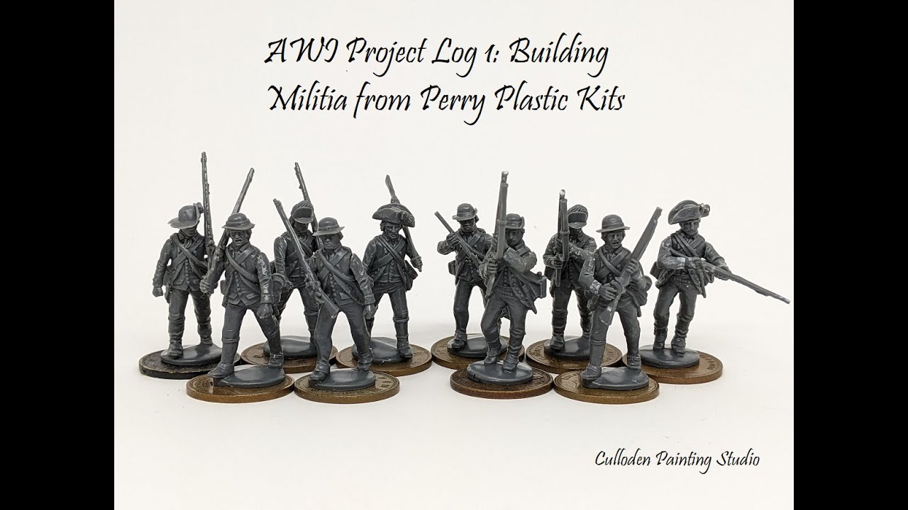 AWI Project Log 1: Building Militia from Perry Plastic Kits