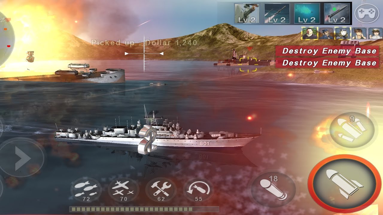 Warship Battle | Episode 35 / Mission 4 Gameplay #joycity #warshipbattle 