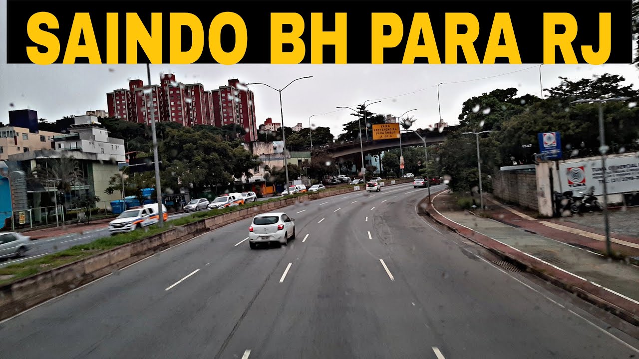 SAÍDA DA RODOVIÁRIA DE BELO HORIZONTE SENTIDO RIO DE JANEIRO. VÍDEO APENAS DA ESTRADA LINDAS IMAGENS
