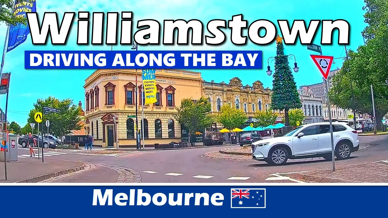 Driving Williamstown along the bay | Melbourne, Australia