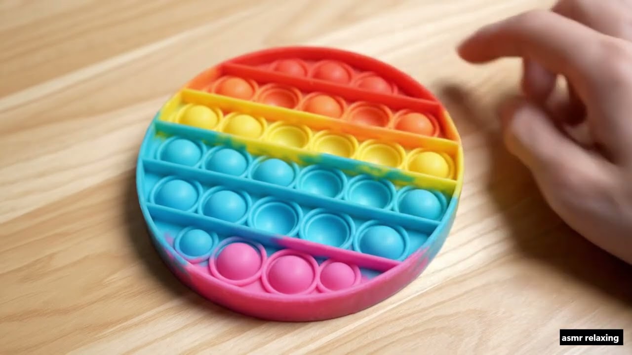 “Relaxing ASMR Bubble Play with Gentle Hands, Soft Pops, and Slow Movements for Stress Relief”