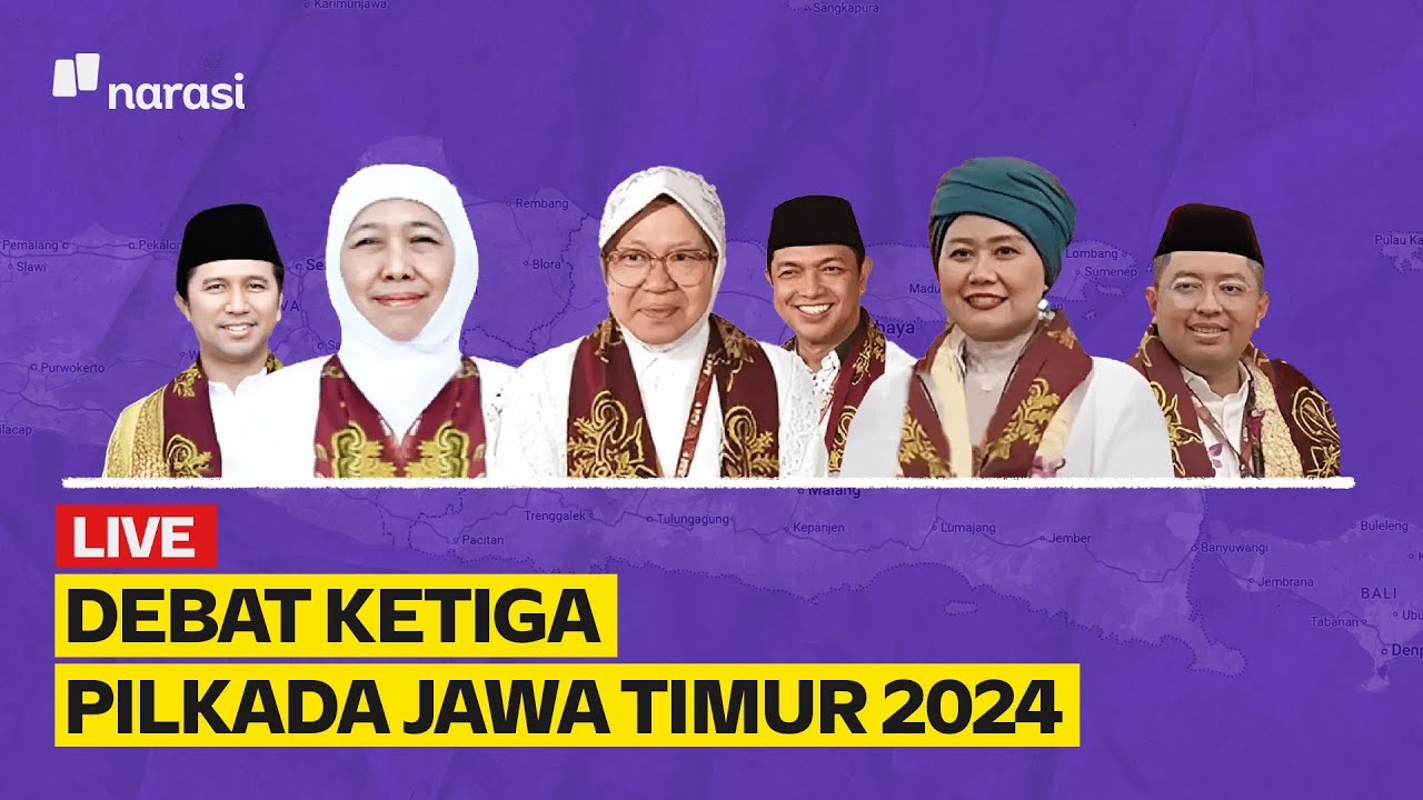 [LIVE] Debat Ketiga Pilkada Jawa Timur 2024 | Live Connect