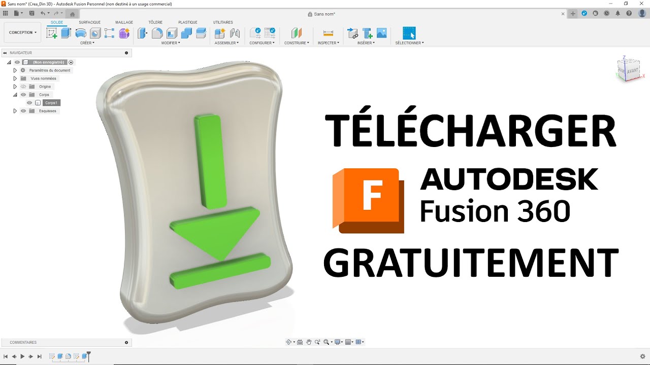 Télécharger FUSION 360 Gratuitement + Lancement de ma Nouvelle Plateforme de Formation 3D !