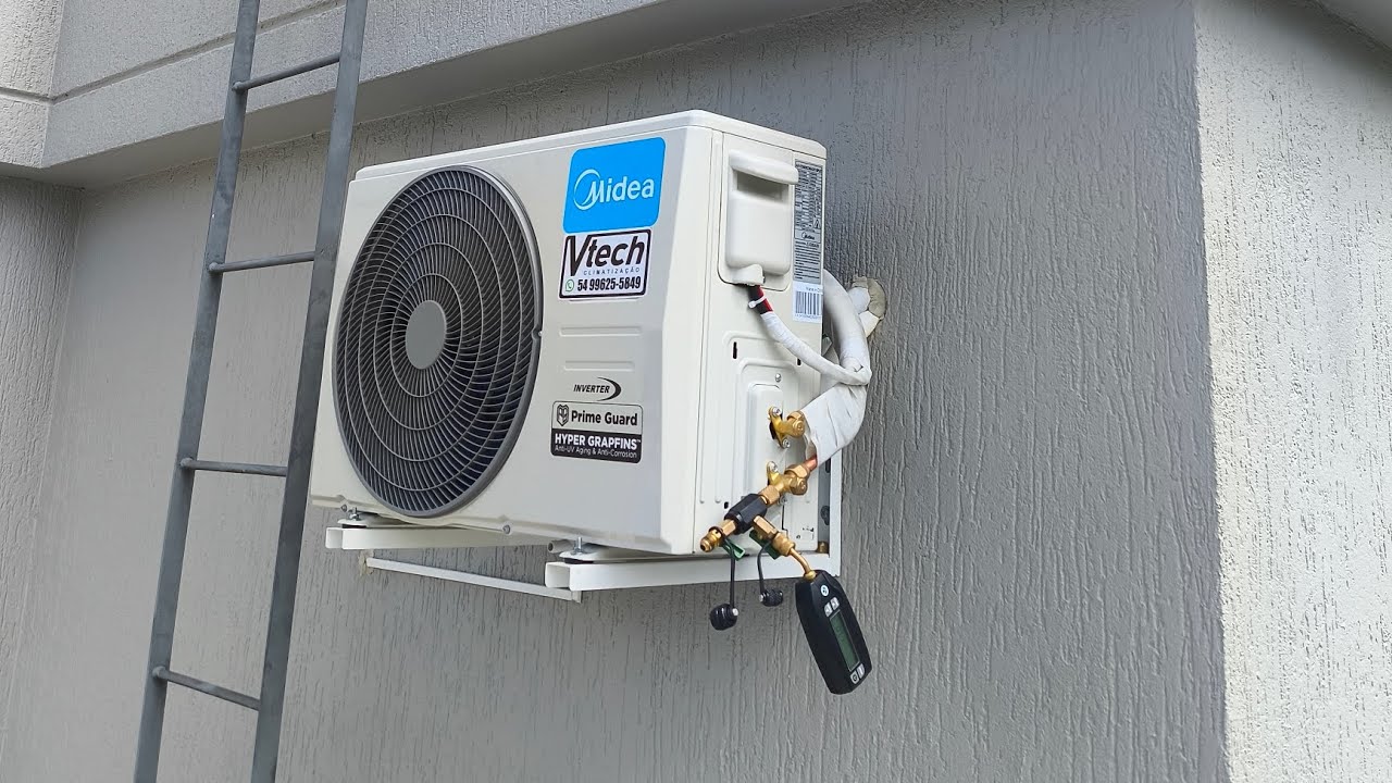 Instalação Midea 9k IA ecomaster 