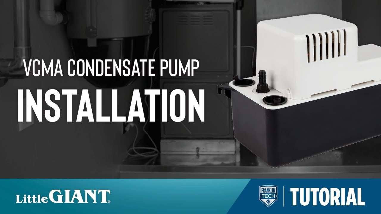 Little Giant VCMA Condensate Pump Installation