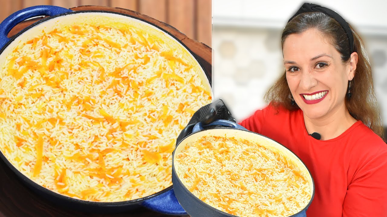 ARROZ COM CENOURA RALADA SOLTINHO FÁCIL E RÁPIDO