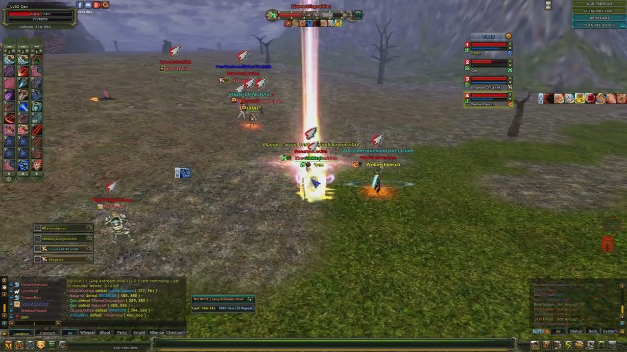 Qen  Pk movie Part 2#knightonline #ardreamworld