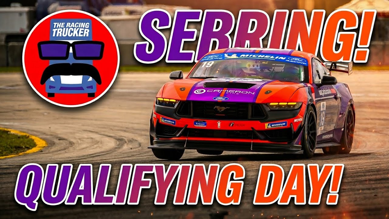 3/19. Sebring it’s Qualifying day!  Lots of busy work!