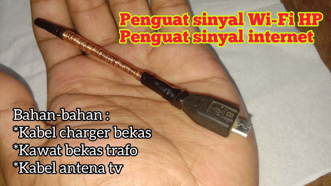Penguat sinyal Wi Fi HP dari barang bekas
