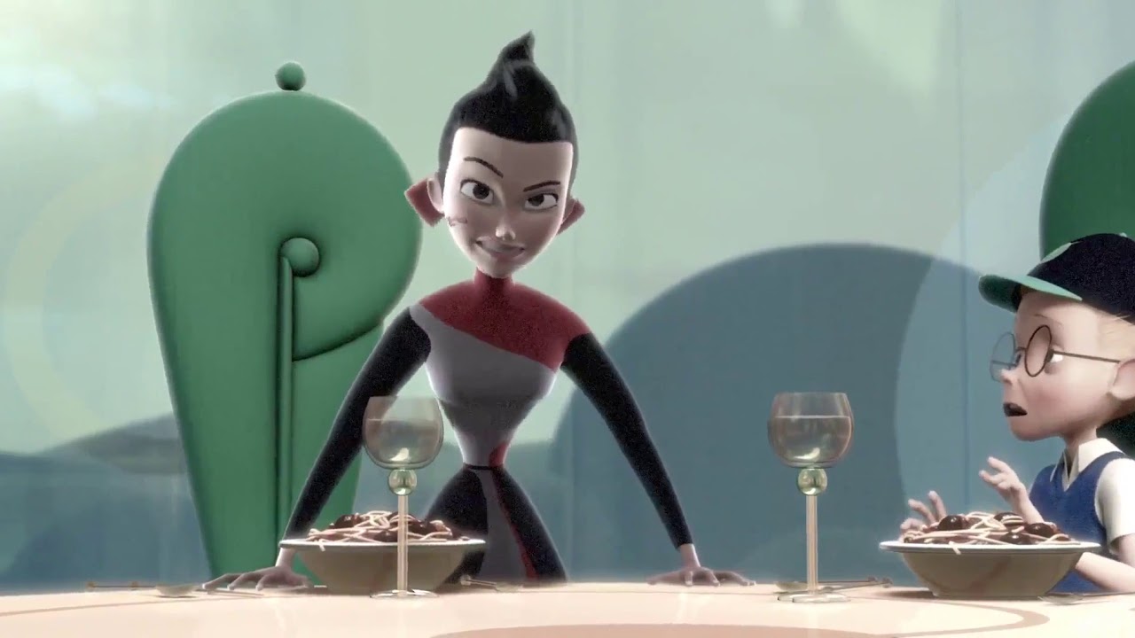 Meet the Robinsons (2007): Meatball Fight (Franny Vs Gaston)