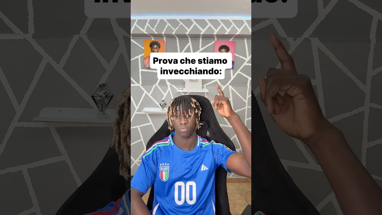 Prova che stiamo invecchiando 🥹