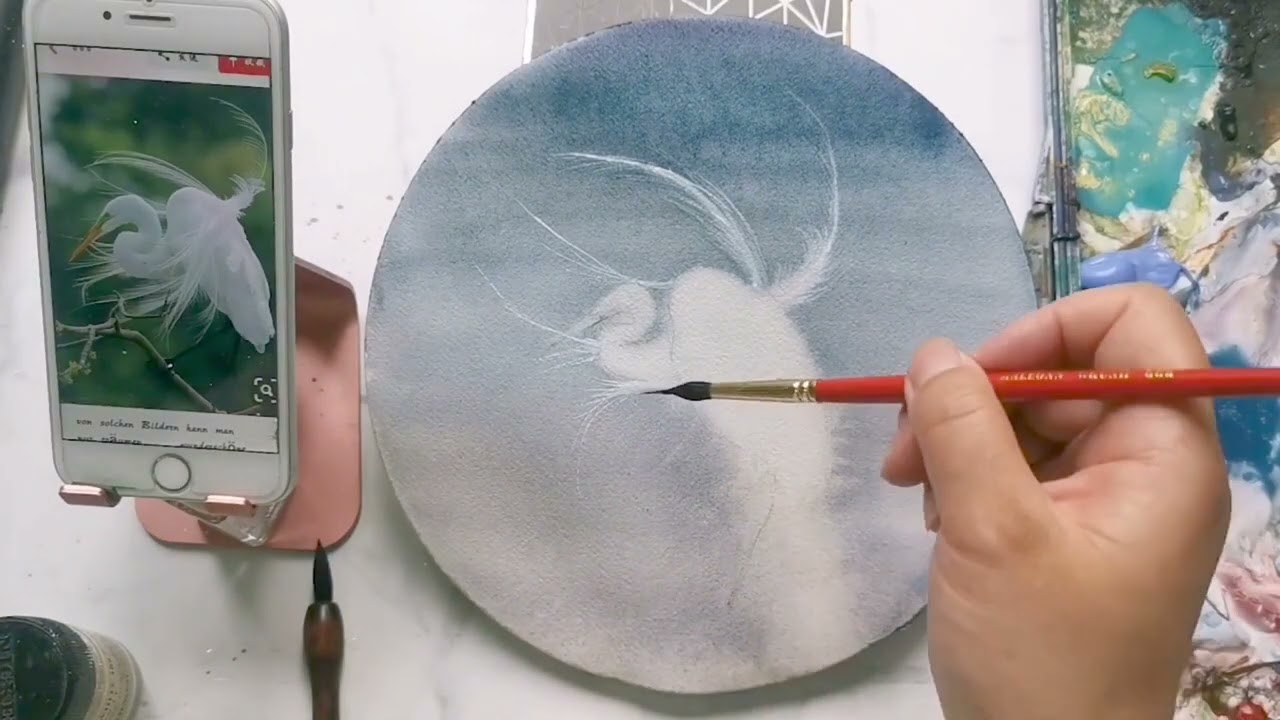 Xuelang Project | How to Draw a Fairy-Like Scene with Watercolor