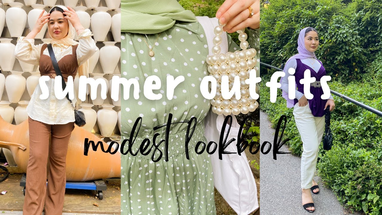 summer outfits🌺 modest lookbook