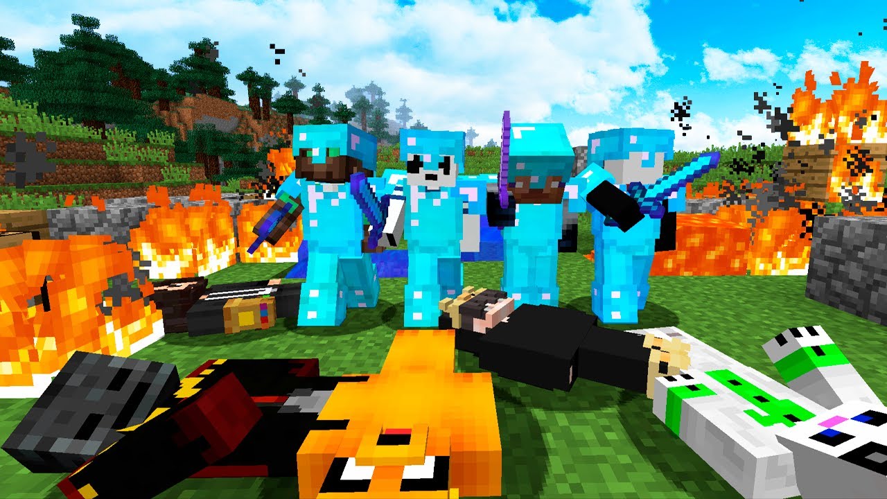 Minecraft UHC PERO MASACRO YOUTUBERS XDXD