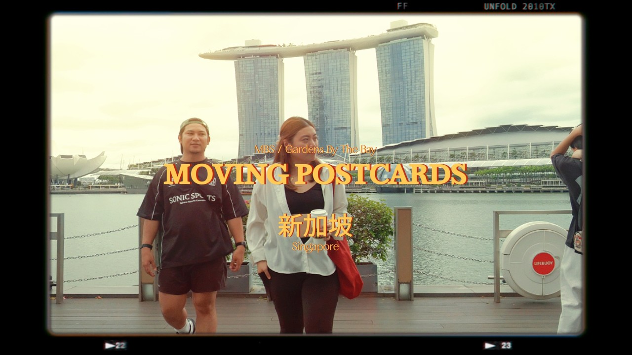 Moving Postcards 🇸🇬 | Gloomy Day Stroll at Marina Bay Sands and Gardens By The Bay