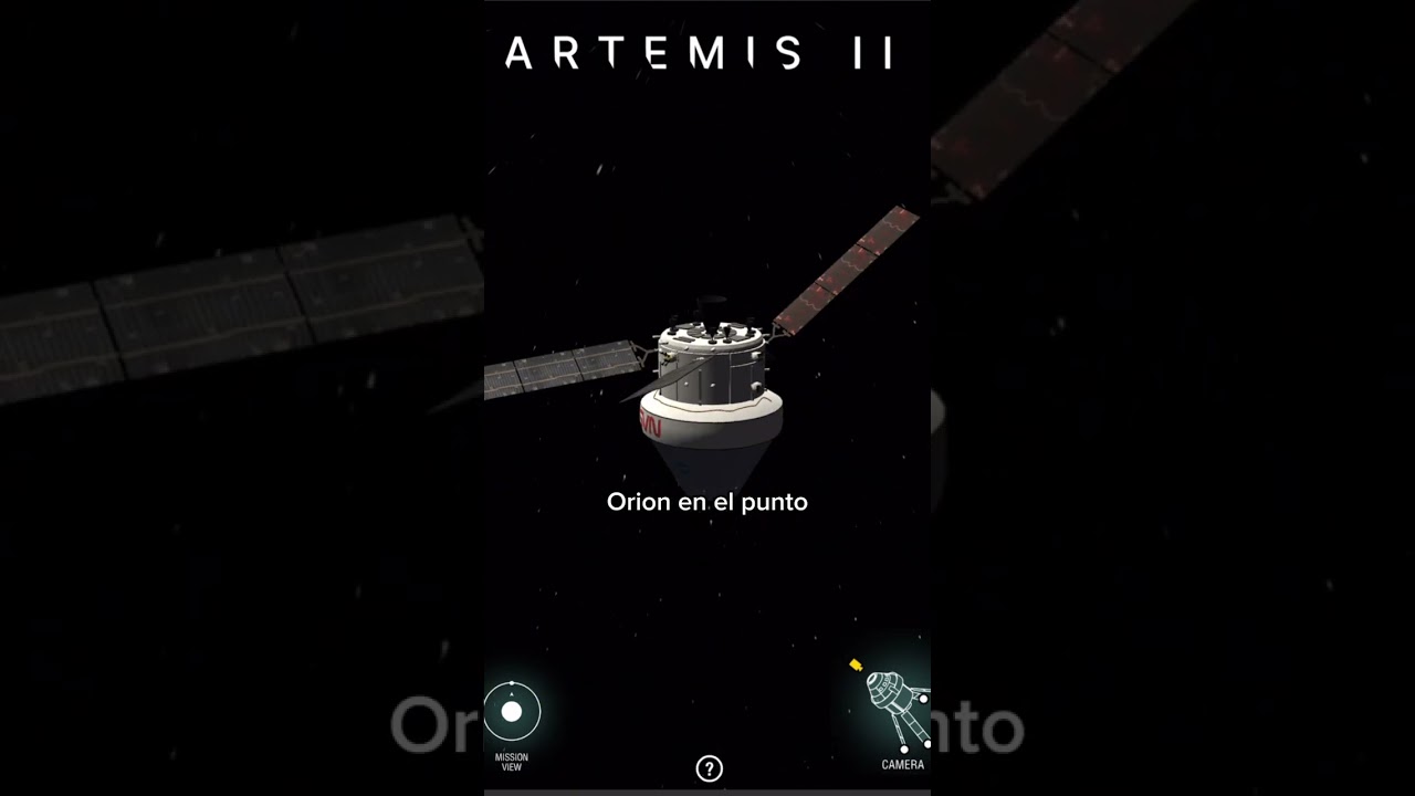 La NASA saca una aplicaci&oacute;n para seguir la nave ORI&Oacute;N de ARTEMIS II en DIRECTO