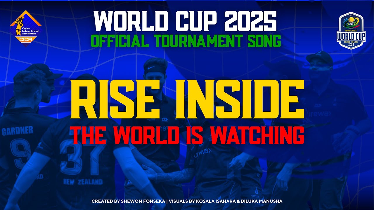 Rise Inside | Official Indoor Cricket World Cup 2025 Song | World Indoor Cricket